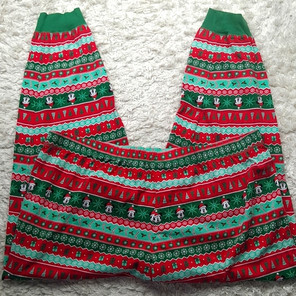 Like New! Disney Mickey Christmas Holiday Sleep Pant Sz 2X - Picture 2 of 4